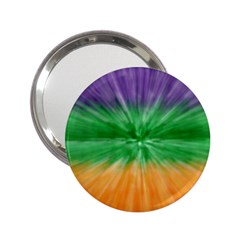 Mardi Gras Tie Die 2 25  Handbag Mirrors