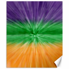 Mardi Gras Tie Die Canvas 8  X 10  by PhotoNOLA