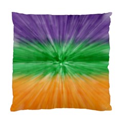 Mardi Gras Tie Die Standard Cushion Case (one Side) by PhotoNOLA