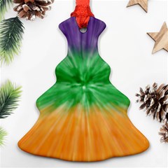 Mardi Gras Tie Die Ornament (christmas Tree)  by PhotoNOLA