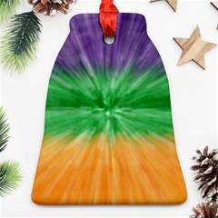 Mardi Gras Tie Die Ornament (bell) by PhotoNOLA