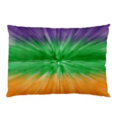 Mardi Gras Tie Die Pillow Case (two Sides) by PhotoNOLA