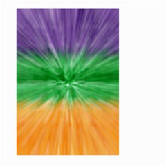 Mardi Gras Tie Die Large Garden Flag (two Sides) by PhotoNOLA