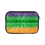 Mardi Gras Tie Die Apple iPad Mini Zipper Cases Front