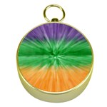 Mardi Gras Tie Die Gold Compasses Front