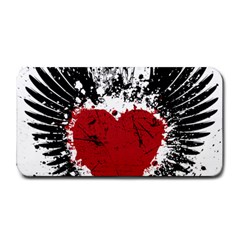 Wings Of Heart Illustration Medium Bar Mats by TastefulDesigns