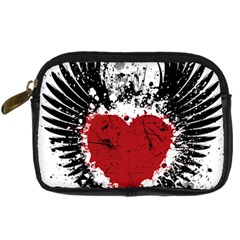 Wings Of Heart Illustration Digital Camera Cases by TastefulDesigns