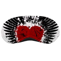 Wings Of Heart Illustration Sleeping Masks