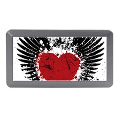 Wings Of Heart Illustration Memory Card Reader (mini) by TastefulDesigns