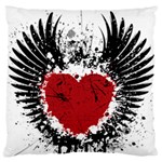 Wings Of Heart Illustration Standard Flano Cushion Case (Two Sides) Front