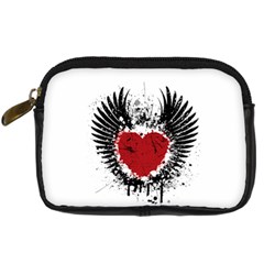 Wings Of Heart Illustration Digital Camera Cases by TastefulDesigns