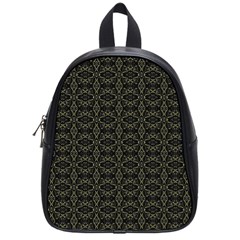 Dark Interlace Tribal  School Bags (small)  by dflcprints