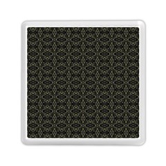 Dark Interlace Tribal  Memory Card Reader (square)  by dflcprints