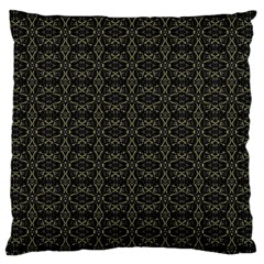 Dark Interlace Tribal  Large Cushion Case (two Sides)