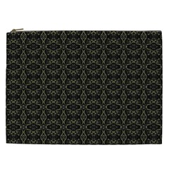 Dark Interlace Tribal  Cosmetic Bag (xxl)  by dflcprints