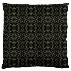 Dark Interlace Tribal  Standard Flano Cushion Case (two Sides) by dflcprints