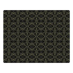 Dark Interlace Tribal  Double Sided Flano Blanket (large)  by dflcprints