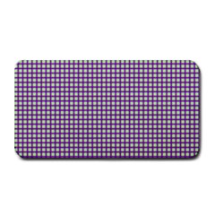 Mardi Gras Purple Plaid Medium Bar Mats by PhotoNOLA