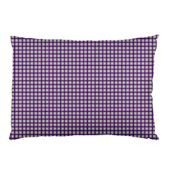 Mardi Gras Purple Plaid Pillow Case by PhotoNOLA