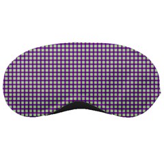 Mardi Gras Purple Plaid Sleeping Masks