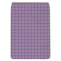 Mardi Gras Purple Plaid Flap Covers (l)  by PhotoNOLA