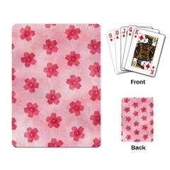 Watercolor Flower Patterns Playing Card by TastefulDesigns