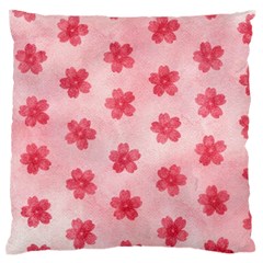 Watercolor Flower Patterns Standard Flano Cushion Case (two Sides) by TastefulDesigns