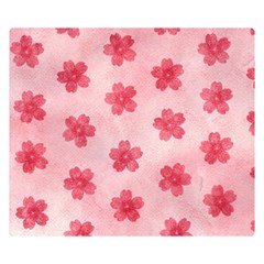 Watercolor Flower Patterns Double Sided Flano Blanket (small)  by TastefulDesigns