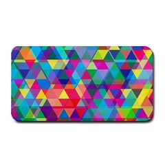 Colorful Abstract Triangle Shapes Background Medium Bar Mats by TastefulDesigns