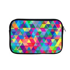 Colorful Abstract Triangle Shapes Background Apple Macbook Pro 13  Zipper Case by TastefulDesigns