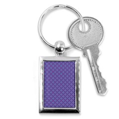 Abstract Purple Pattern Background Key Chains (rectangle)  by TastefulDesigns