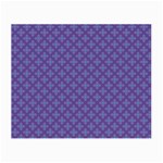 Abstract Purple Pattern Background Small Glasses Cloth Front