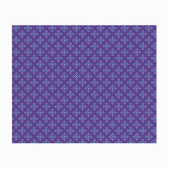 Abstract Purple Pattern Background Small Glasses Cloth (2-side) by TastefulDesigns