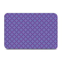 Abstract Purple Pattern Background Plate Mats