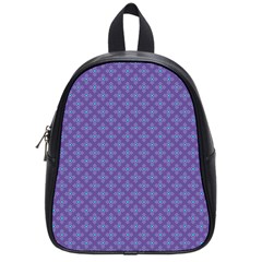 Abstract Purple Pattern Background School Bags (small)  by TastefulDesigns