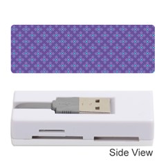 Abstract Purple Pattern Background Memory Card Reader (stick)  by TastefulDesigns