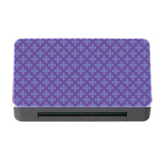 Abstract Purple Pattern Background Memory Card Reader With Cf by TastefulDesigns