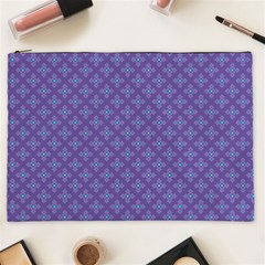 Abstract Purple Pattern Background Cosmetic Bag (xxl)  by TastefulDesigns