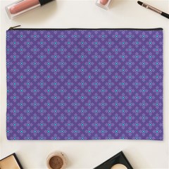 Abstract Purple Pattern Background Cosmetic Bag (xxxl)  by TastefulDesigns