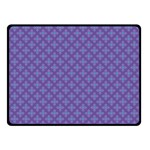 Abstract Purple Pattern Background Double Sided Fleece Blanket (Small)  45 x34  Blanket Front