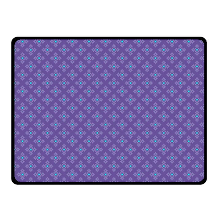 Abstract Purple Pattern Background Double Sided Fleece Blanket (Small) 