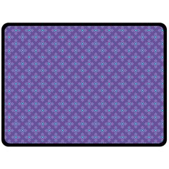 Abstract Purple Pattern Background Double Sided Fleece Blanket (large)  by TastefulDesigns