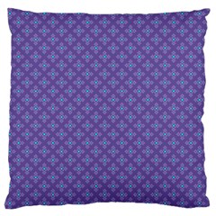 Abstract Purple Pattern Background Large Flano Cushion Case (two Sides) by TastefulDesigns