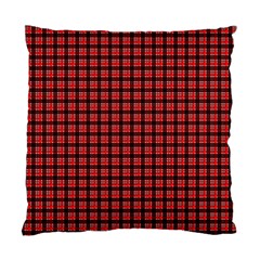 Red Plaid Standard Cushion Case (two Sides) by PhotoNOLA