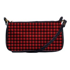 Red Plaid Shoulder Clutch Bags by PhotoNOLA