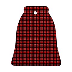 Red Plaid Bell Ornament (two Sides) by PhotoNOLA