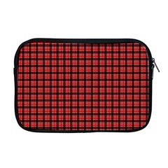 Red Plaid Apple Macbook Pro 17  Zipper Case