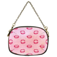 Watercolor Kisses Patterns Chain Purses (one Side)  by TastefulDesigns