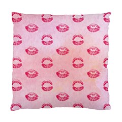 Watercolor Kisses Patterns Standard Cushion Case (one Side) by TastefulDesigns