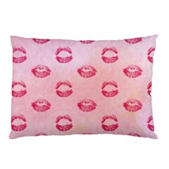 Watercolor Kisses Patterns Pillow Case by TastefulDesigns